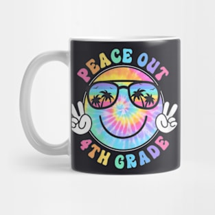 4Th Grade Peace Out School 2024 Last Day Of School Summer Mug